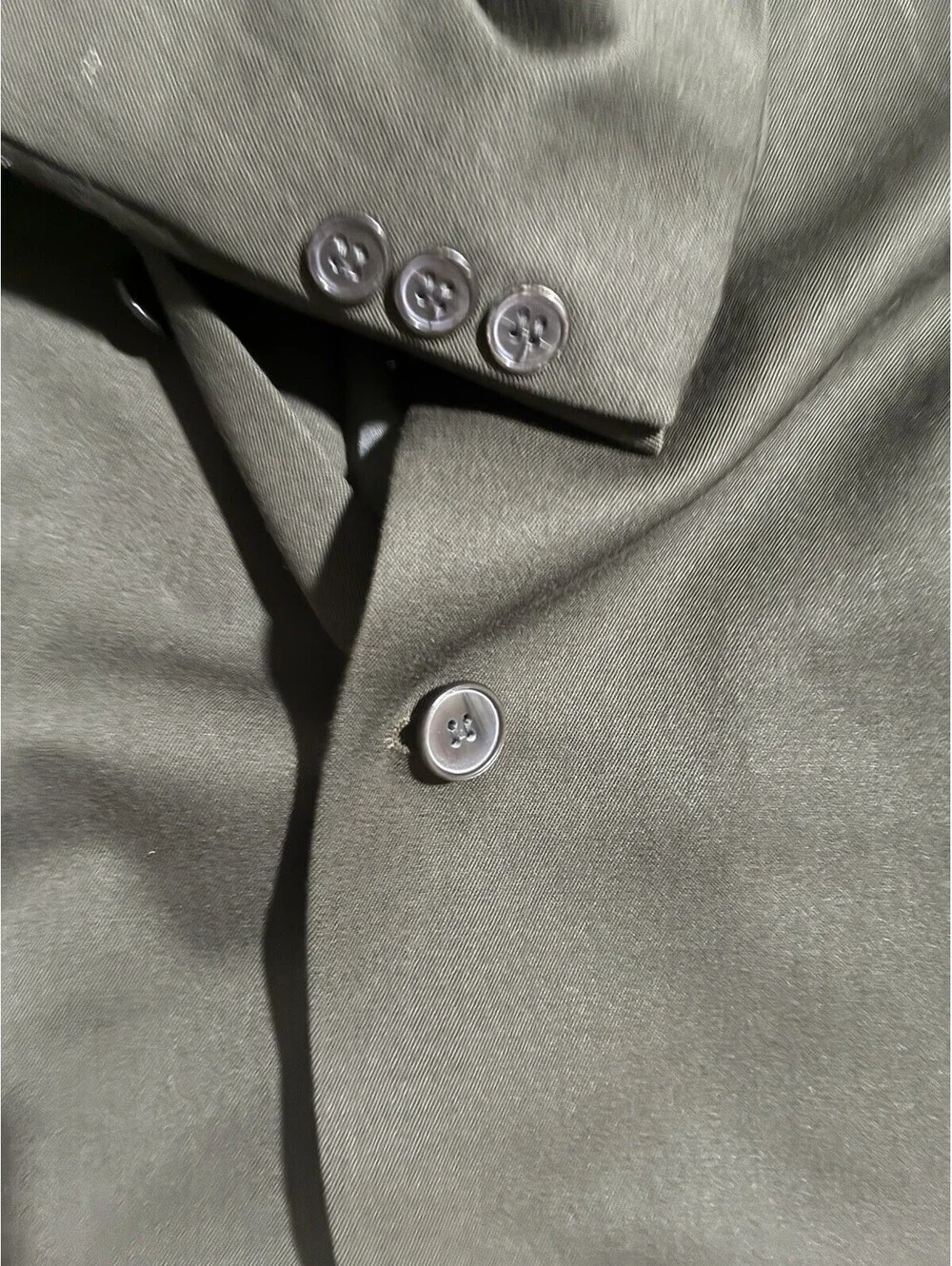 Mario Rossi Blazer Mens 42 Olive Green Pure Virgin Wool Sport Coat Italy Style